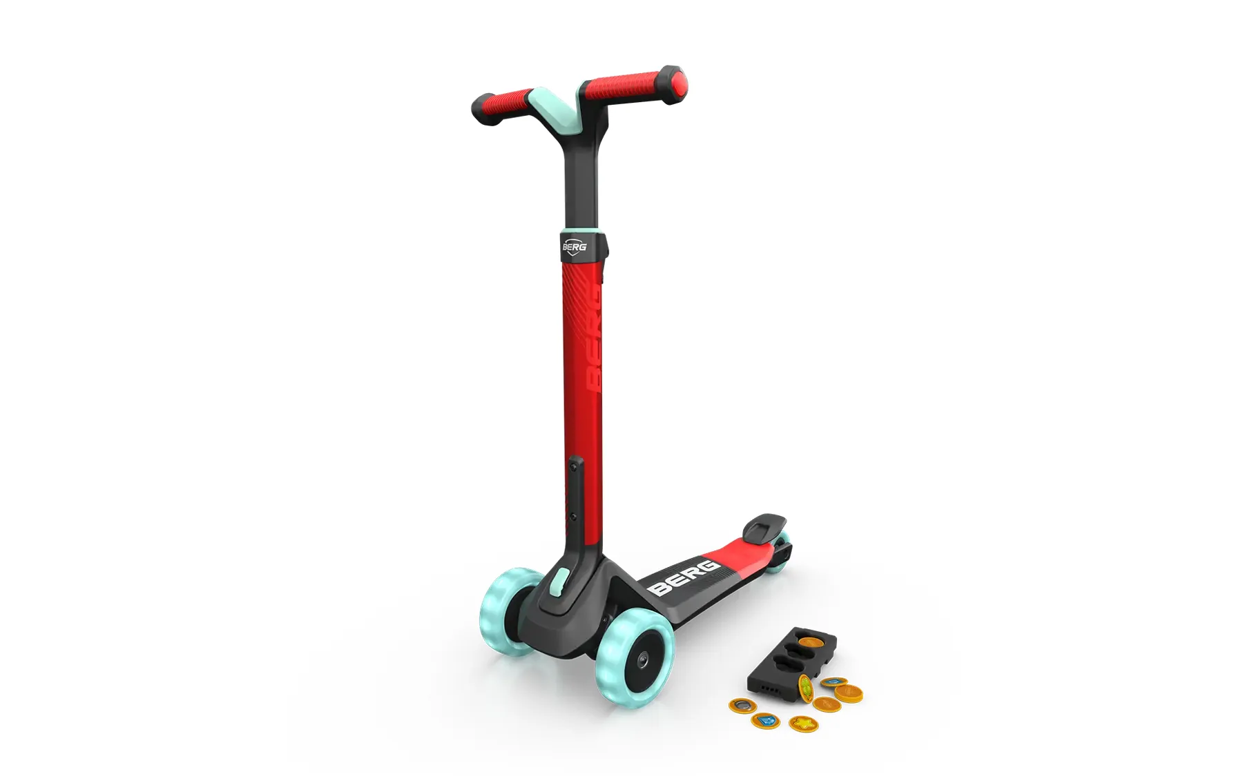 BERG Nexo Foldable Scooter – Red